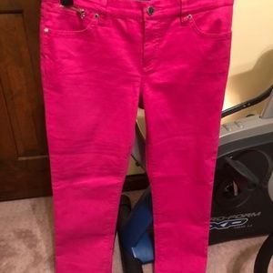 Ralph Lauren Womens LRL Jeans Pink Size 10P Ralph